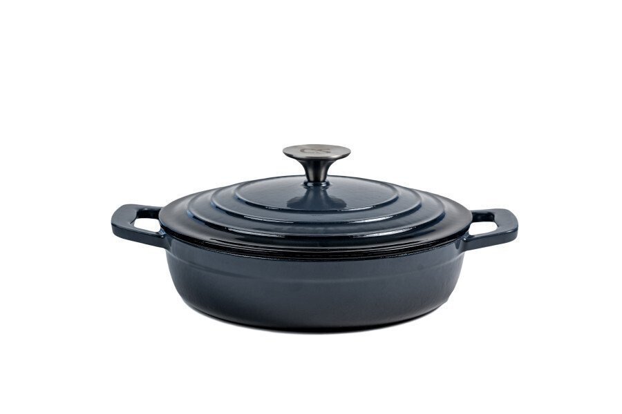 Set vase fonta emailata, 7 piese, gri - imagine produs