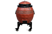 Tandoor izolat Sarmat culoare teracotte cu capac rabatabil